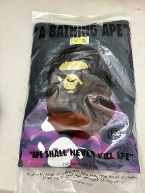A Bathing Ape (BAPE) Men's Short Sleeve Tee - Black/Purple